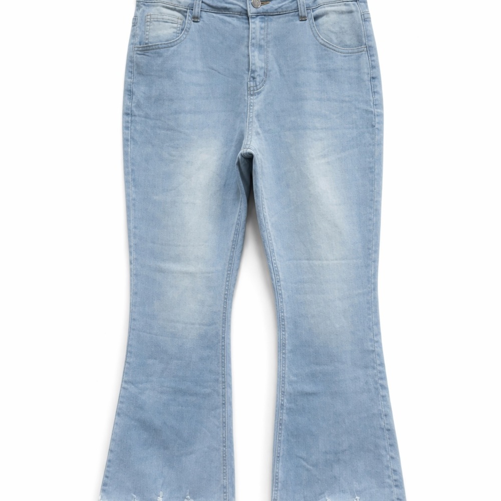 Light Blue Flared Women Jeans